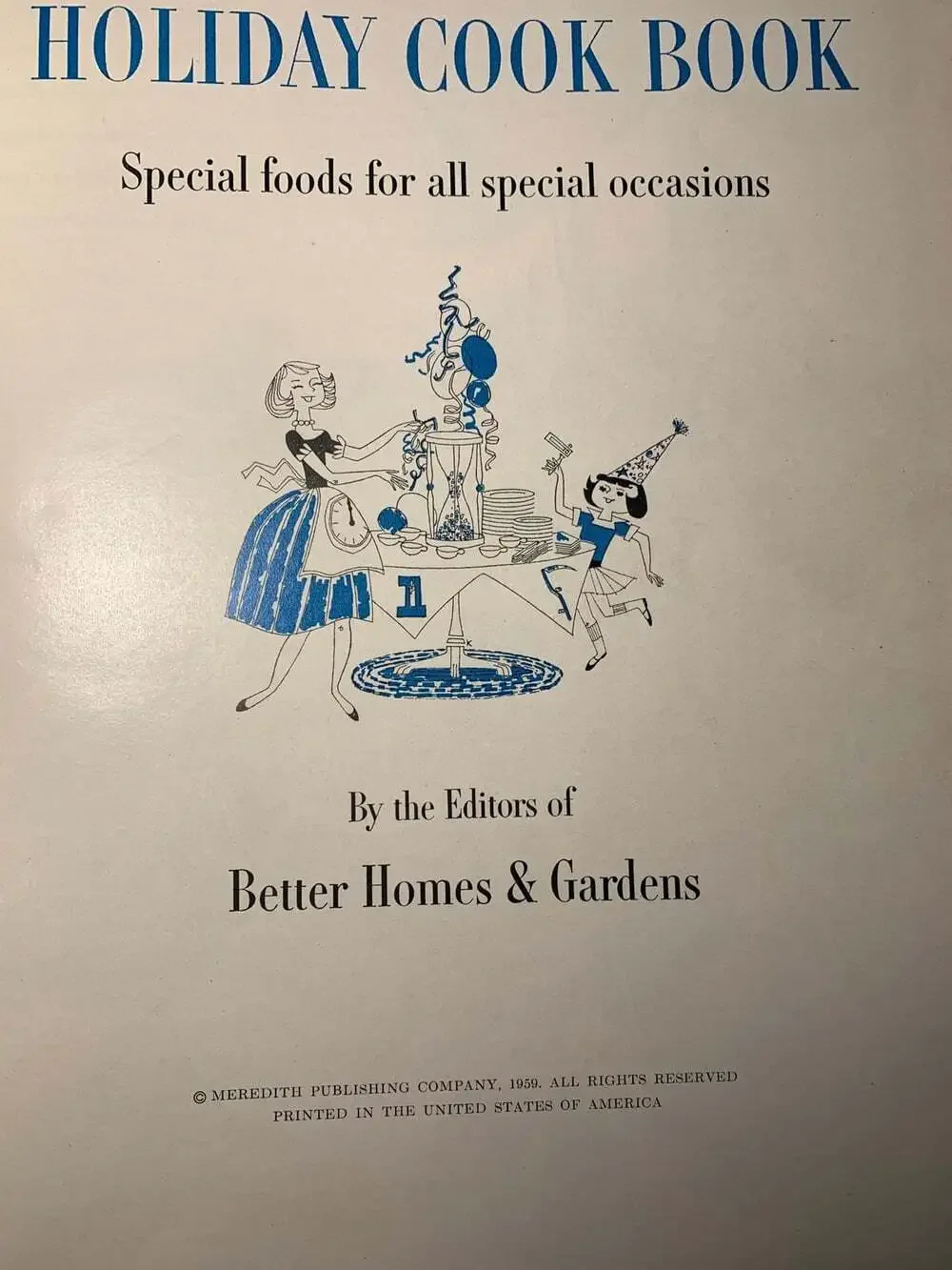 Holiday Cookbook by Better Homes and Gardens